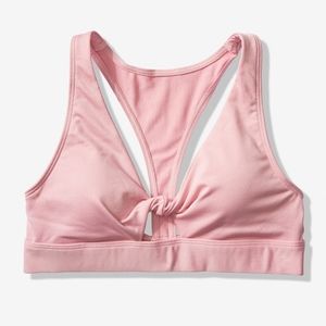 Pink sports bra